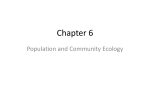 Ch. 6 Population and Community Ecology