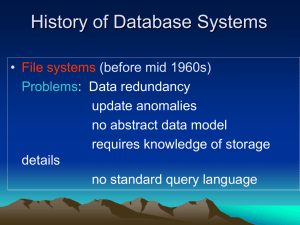 Infinite Relational Databases