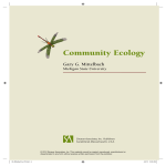Community Ecology - Sinauer Associates