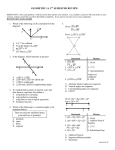 geometry 1a 1st semester review