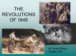 Revolutions of 1848 - Mat