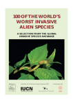 100 of the world`s worst invasive alien species