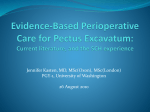 Evidence-Based Perioperative Care for Pectus Excavatum