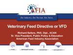 Veterinary Feed Directive (VFD) Food Safety Modernization Act