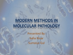 Modern methods in Molecular Pathology