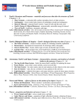 8th Grade Science Syllabus and Probable Sequence