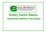 Rotary Switch Basics - Electroswitch Electronic Products