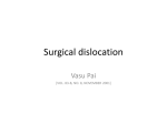 Surgical dislocation