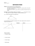 Angle Properties in Triangles