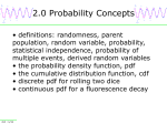 2.0 Probability Concepts