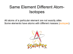 Isotopes-Chemistry