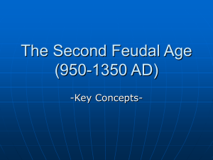 The Second Feudal Age (950