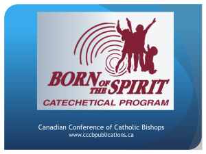 Canadian Conference of Catholic Bishops www.cccbpublications.ca