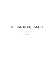 defining social inequality and stratification