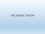 the atomic theory - Hackettstown School District