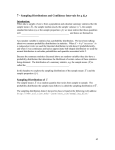 Sampling Distributions (Chapter 4)