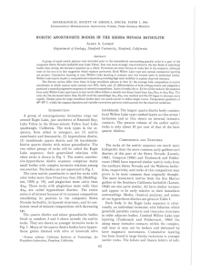 NORITIC ANORTHOSITE BODIES IN THE SIERRA NEVADA