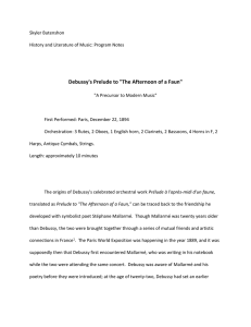 Skyler Butenshon History and Literature of Music: Program Notes