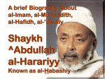 Sheikh Abdullah al-Harariy
