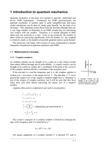 1 Introduction to quantum mechanics