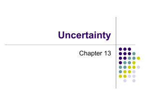 Uncertainty - csie.cyut.edu.tw