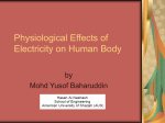 Physiological Effects of Electricity on Human Body