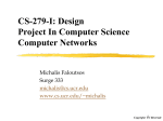 Project In Computer Science Computer Networks