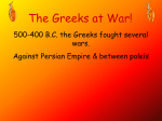 The Greeks at War!