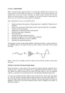 CLASS A AMPLIFIERS