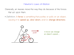 Newton`s Laws of Motion