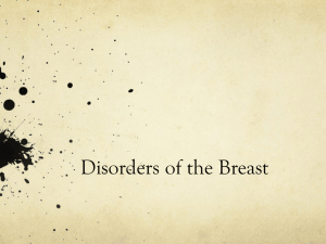 Disorders of the Breast