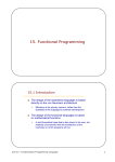 15. Functional Programming
