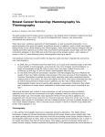 Mammography vs. Thermography - Towamencin Family Chiropractic