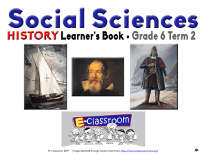 HISTORYLearner`s Book • Grade 6 Term 2 - E