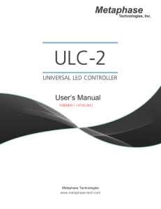 Page: 1 User`s Manual Page: 1 VERSION 1.1.07.02.2012