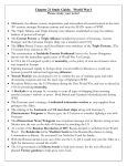 Chapter Twelve Structured Notes - Wappingers Central School District