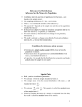 Inferences for Distributions