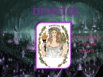 Demeter - Gracie English Webpage