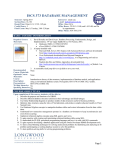 ISCS 373-01 Database Management