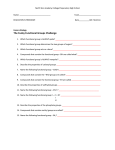 The Funky Functional Groups Challenge - Honors Bio