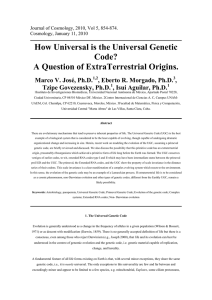 How Universal is the Universal Genetic Code?