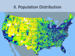 I. Population Distribution