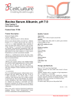 Bovine Serum Albumin, pH 7.0