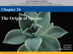 The biological species concept emphasizes
