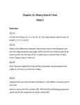 Chapter 12: Binary Search Trees Sheet 5 Exercises 12.1-1