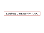 JDBC-ODBC bridge driver