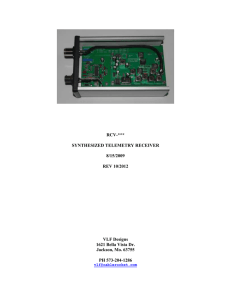 VLF Designs specializing in Analog Telemetry Earthquake