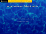 Safety Induction - The University of Western Australia