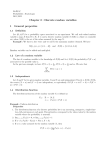 Chapter 2 : Discrete random variables 1 General properties
