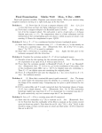 2008 Final Exam Answers